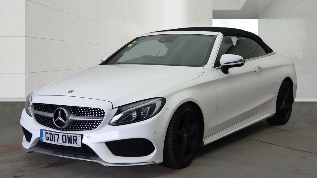 Mercedes-Benz C Class 2.0 C200 Amg Line White #2