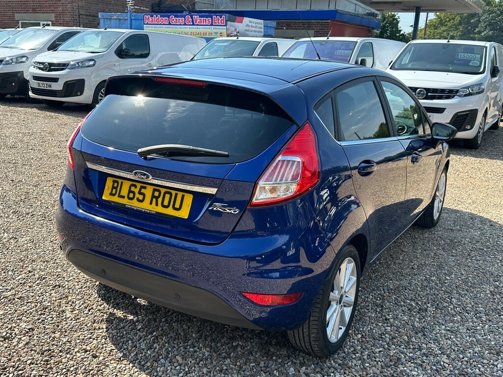 Ford Fiesta 1.6 Titanium Powershift Euro 6 Blue #4