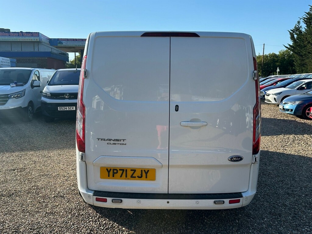 Ford Transit Custom 2.0 300 Ecoblue Limited L1 H1 Euro 6 Ss YP71ZJY White #4