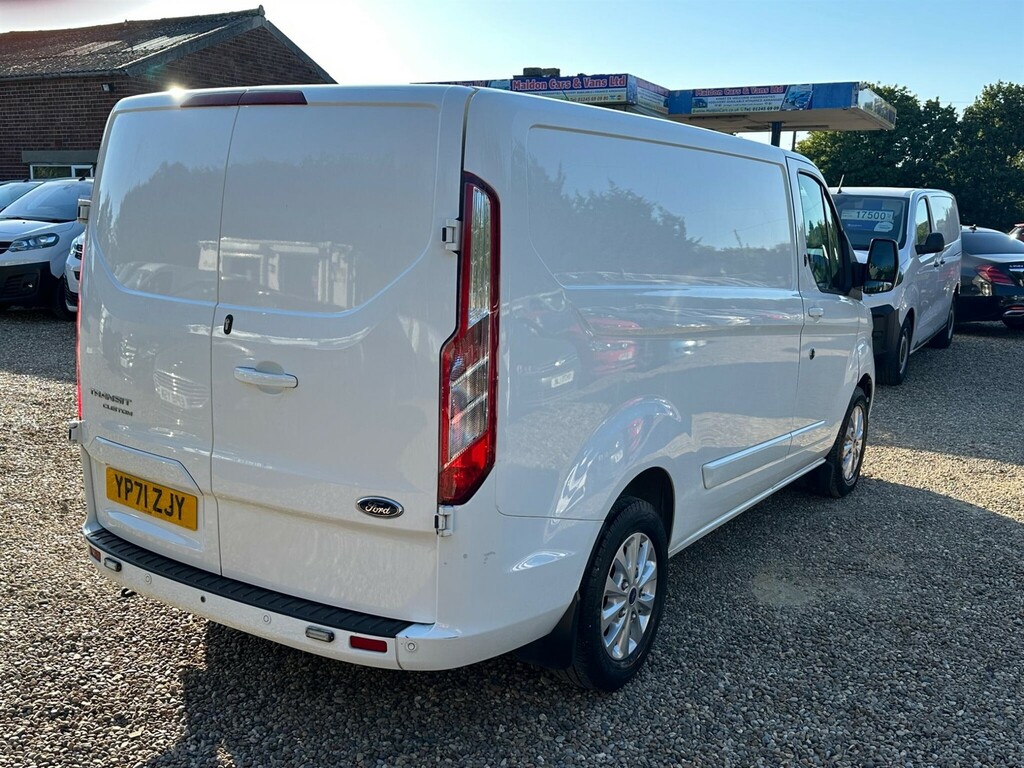 Ford Transit Custom 2.0 300 Ecoblue Limited L1 H1 Euro 6 Ss YP71ZJY White #5