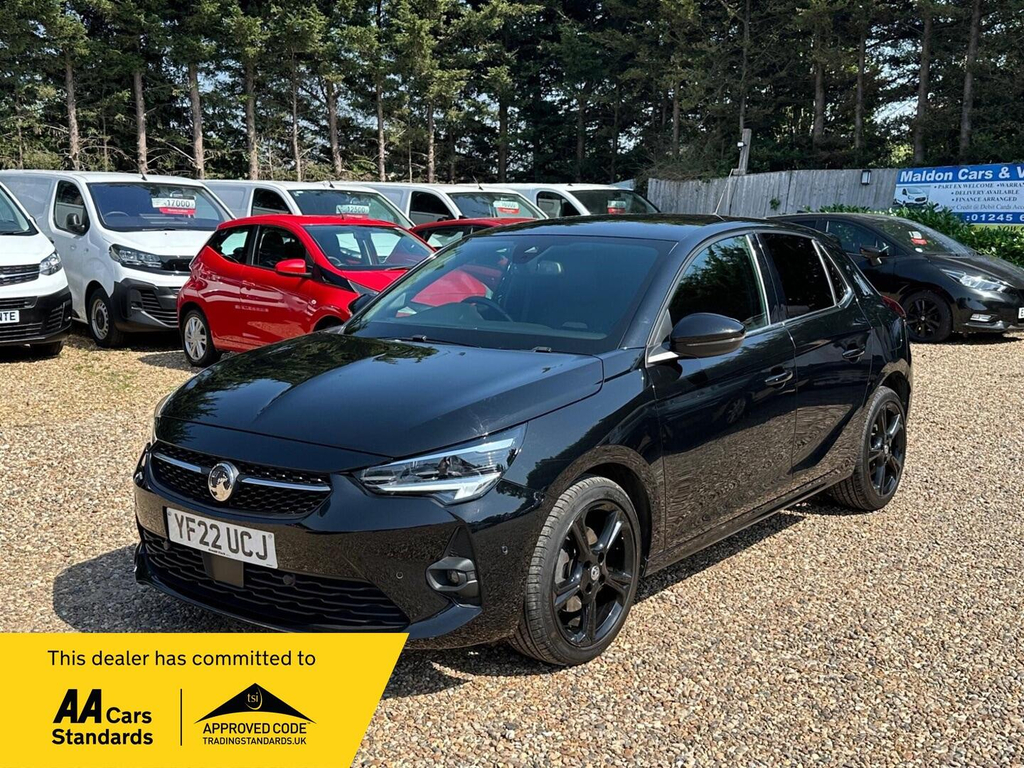 Vauxhall Corsa 1.2 Turbo Ultimate Euro 6 Ss YF22UCJ Black