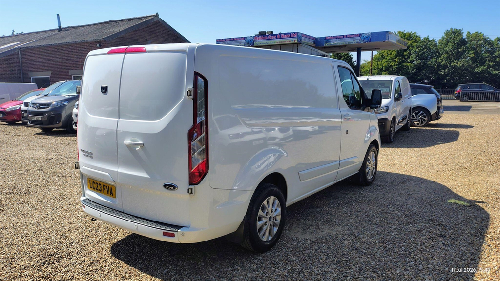 Ford Transit Custom 2.0 300 Ecoblue Limited L1 H1 Euro 6 Ss LC23FVA White #5