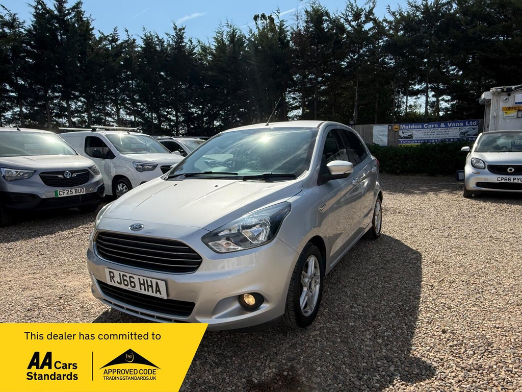 Ford KA+ 1.2 Ti-vct Zetec Euro 6 RJ66HHA Silver