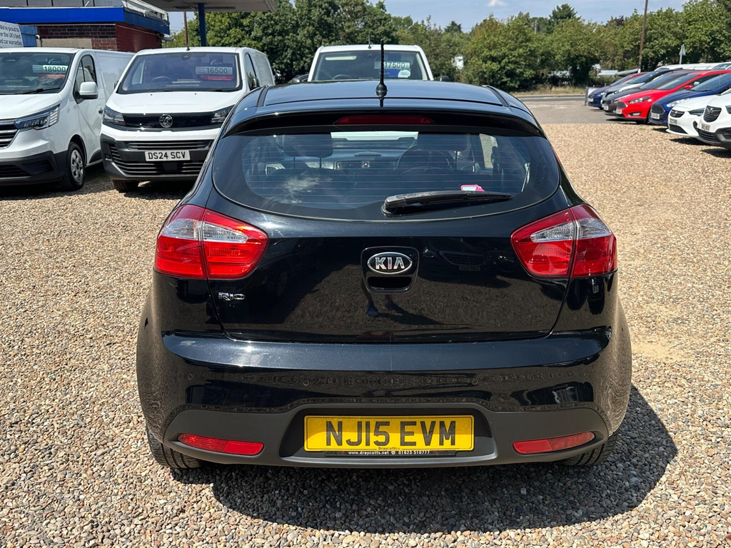 Kia RIO Hatchback Black #4