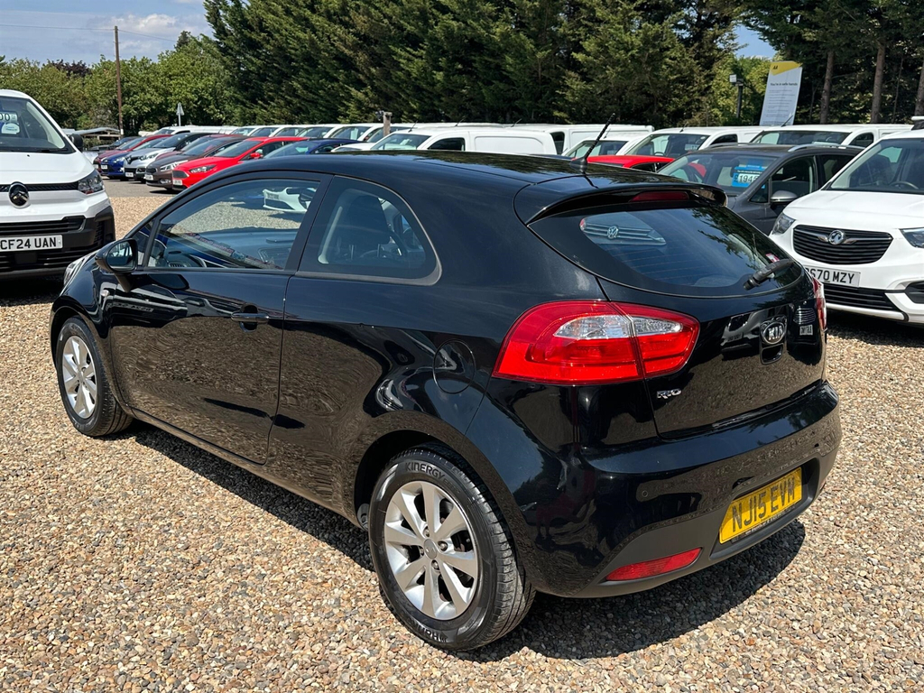 Kia RIO Hatchback Black #3