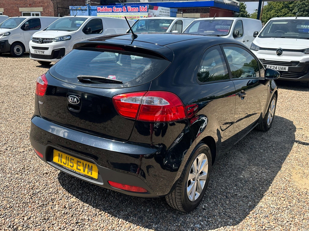 Kia RIO Hatchback Black #5