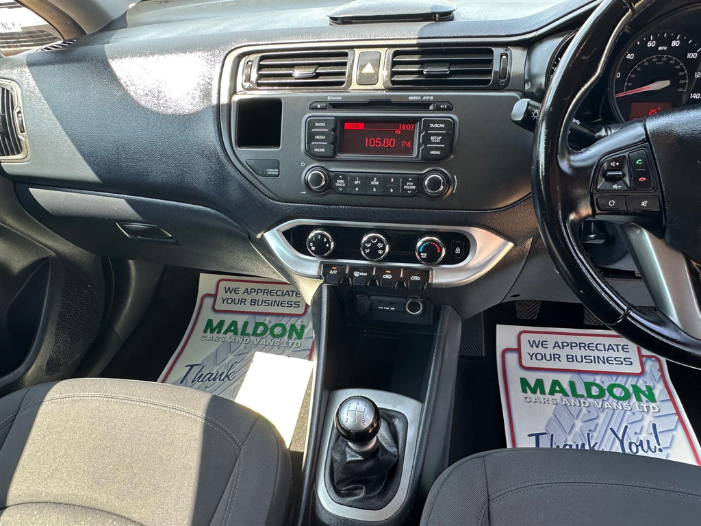 Kia RIO 1.25 1 Air Hatchback Euro 5 84 Silver #12