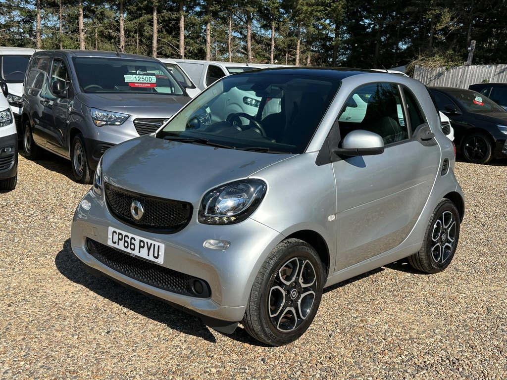 Smart Fortwo 0.9T Prime Premium Twinamic Euro 6 Ss Silver #2