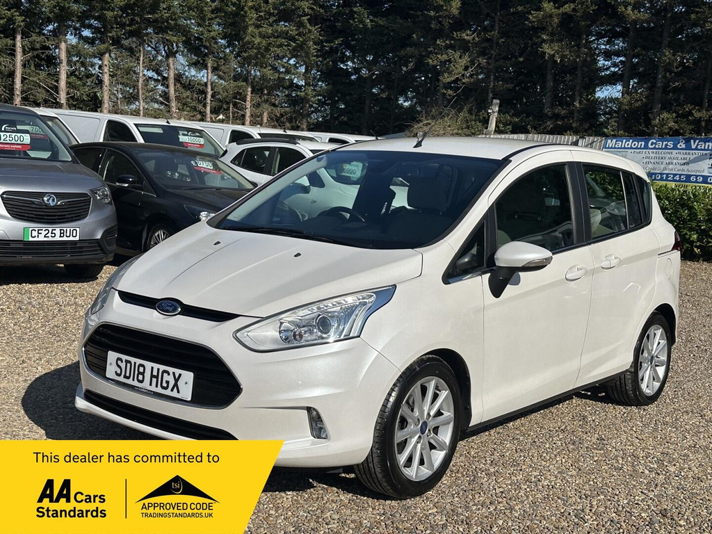 Ford B-Max 1.0T Ecoboost Titanium Navigator Euro 6 White