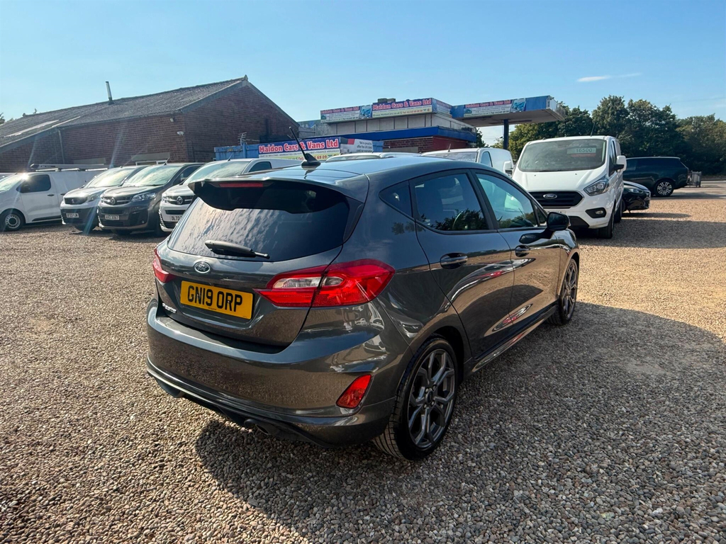 Ford Fiesta 1.0T Ecoboost St-line Euro 6 Ss GN19ORP Grey #5