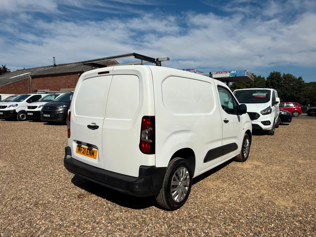 Peugeot Partner 1.5 Bluehdi 1000 Professional Standard Panel Van S MF21ENM White #5