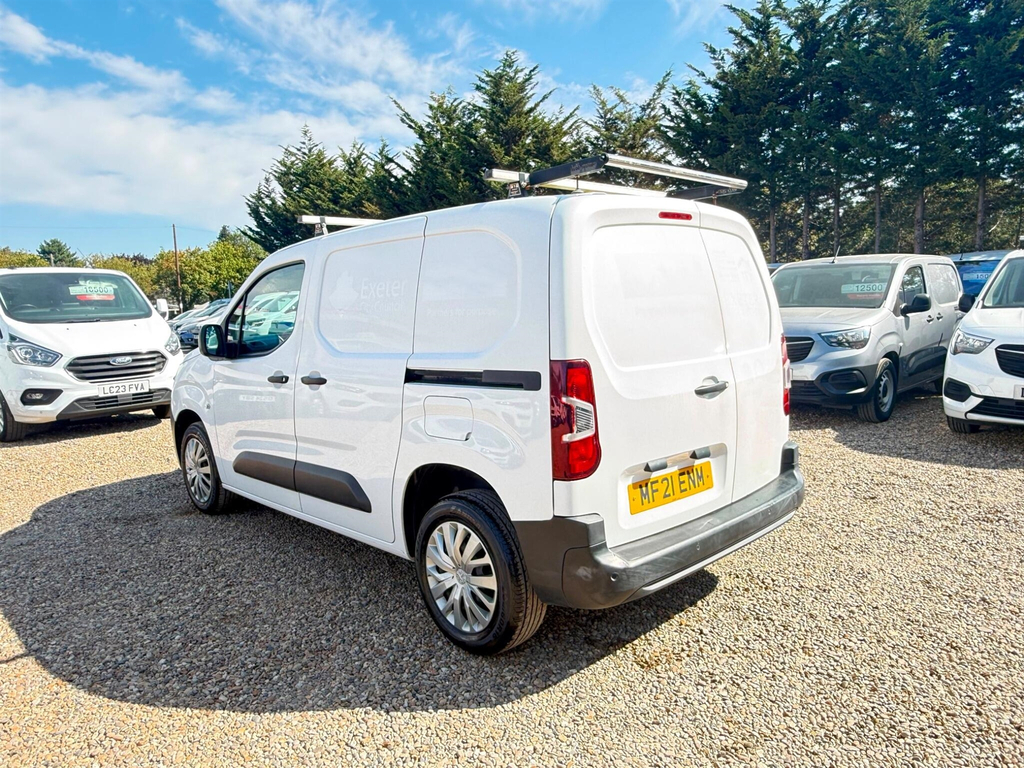 Peugeot Partner 1.5 Bluehdi 1000 Professional Standard Panel Van S MF21ENM White #3