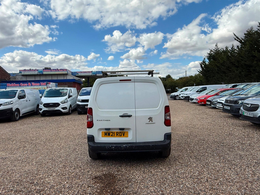 Peugeot Partner 1.5 Bluehdi 1000 Professional Standard Panel Van S MW21RDV White #4