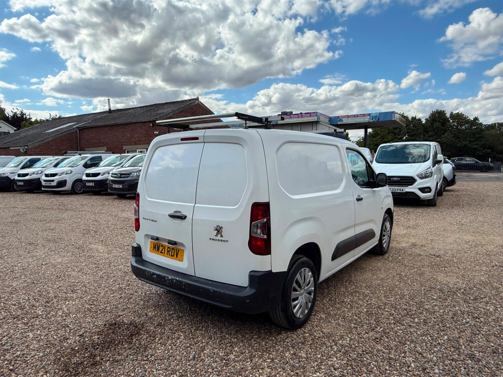 Peugeot Partner 1.5 Bluehdi 1000 Professional Standard Panel Van S MW21RDV White #5