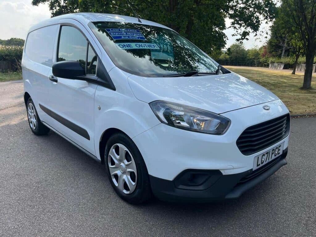 Ford Transit Courier Mpv White #2