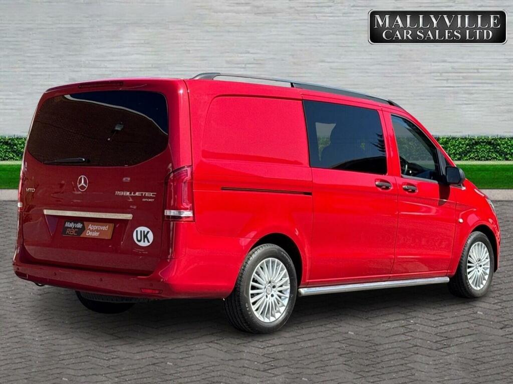 Mercedes-Benz Vito Combi Van 2.1 119 Cdi Bluetec Sport Crew Van G-tro Red #6