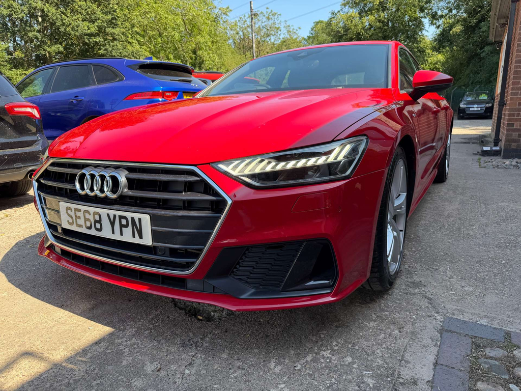 Audi A7 Coupe Blue #11