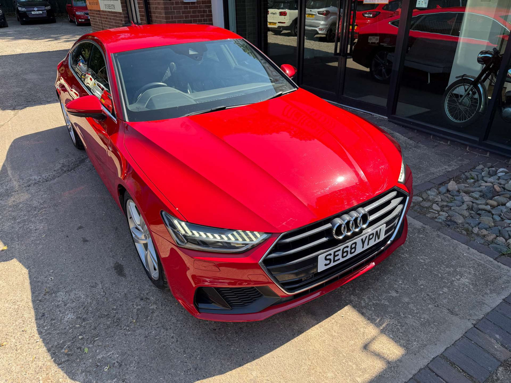 Audi A7 Coupe Blue #7