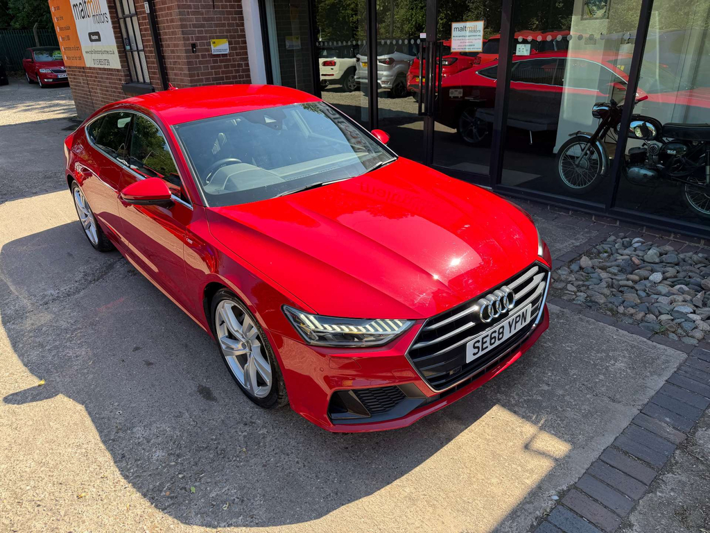 Audi A7 Coupe Blue #9