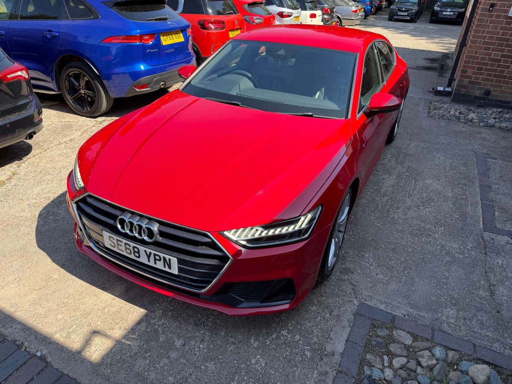 Audi A7 Coupe Blue #13