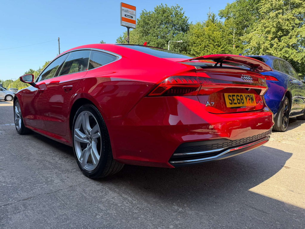 Audi A7 Coupe Blue #15