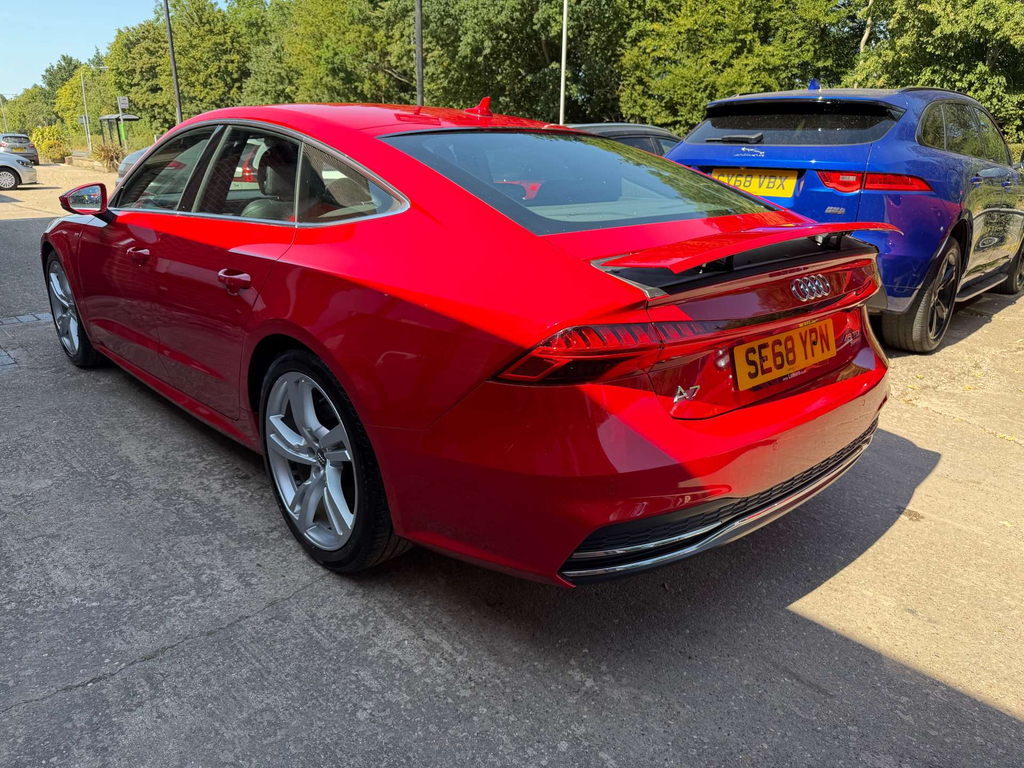 Audi A7 Coupe Blue #16