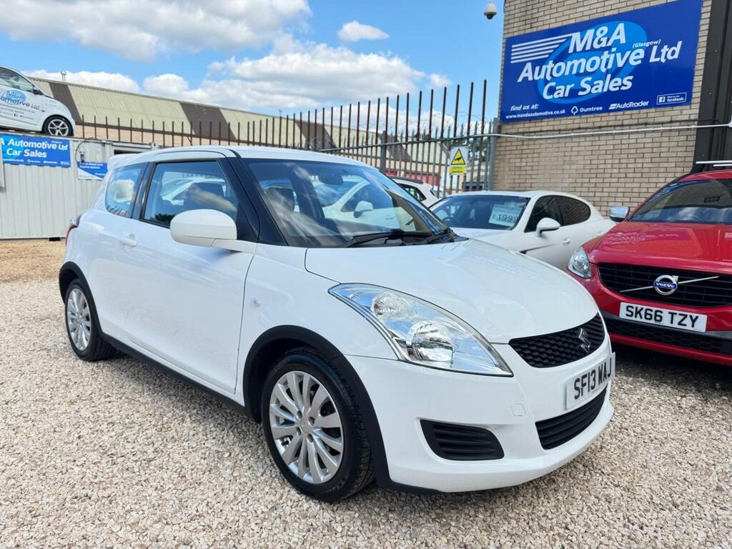 Suzuki Swift Hatchback 1.2 Sz3 Euro 5 201313 White