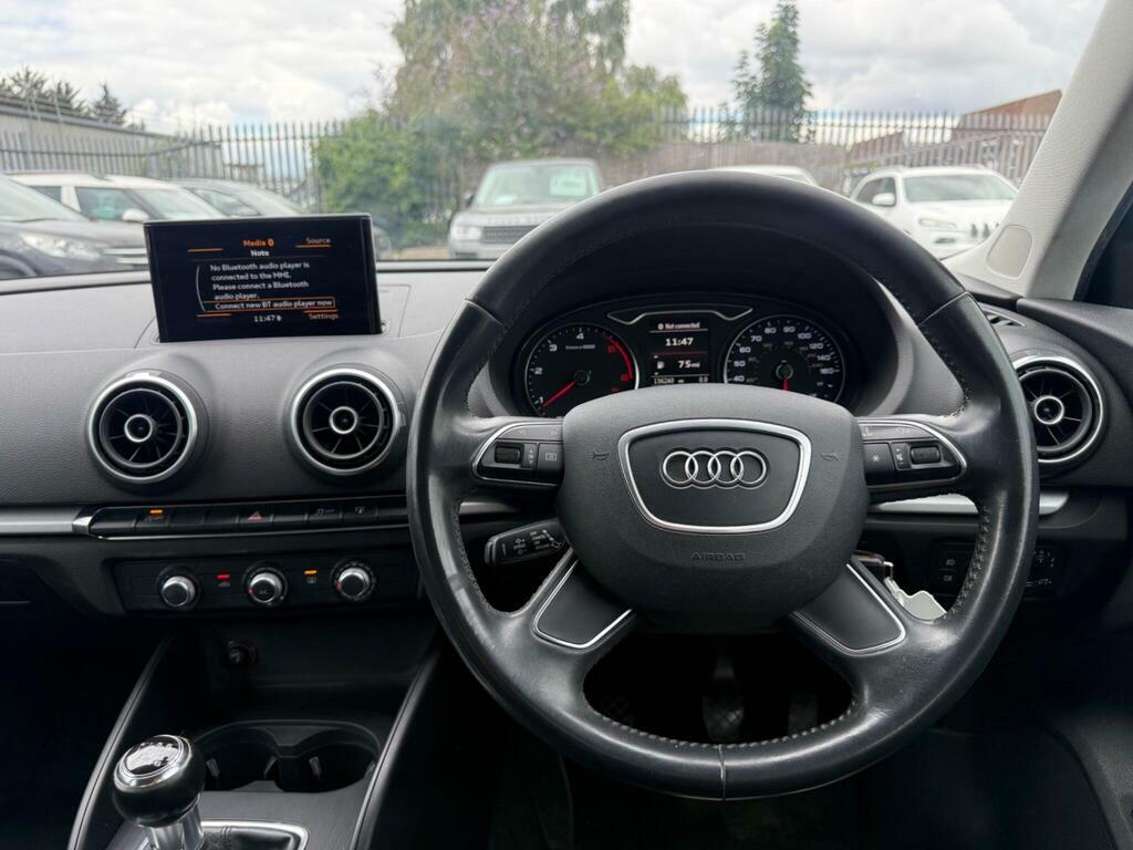 Audi A3 2.0 Tfsi S Line Sportback S Tronic Quattro Euro 6 White #17