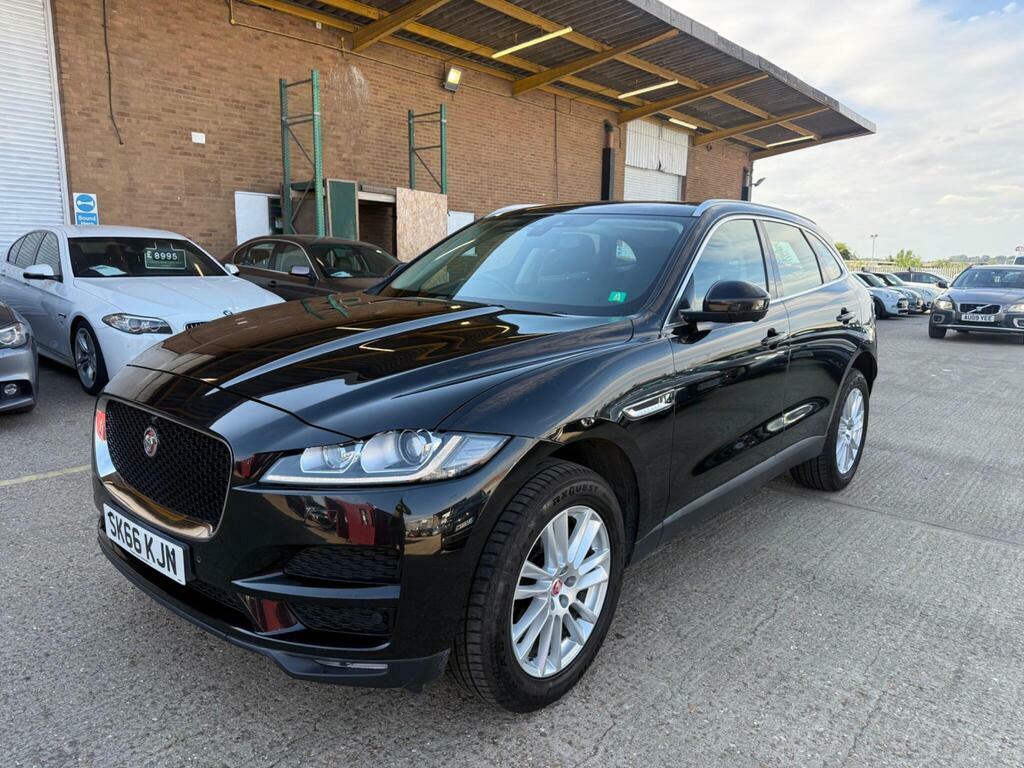 Jaguar F-Pace 2.0 D180 Portfolio Awd Euro 6 S S Black #2
