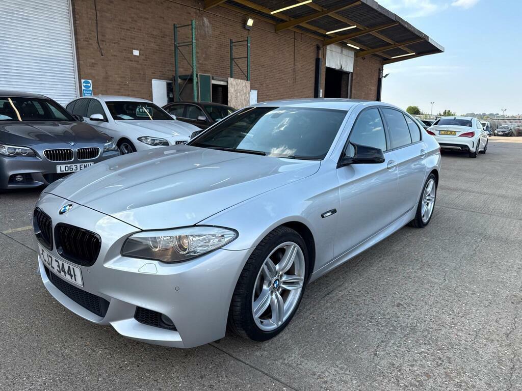 BMW 5 Series 2.0 528I M Sport Euro 5 S S Silver #2