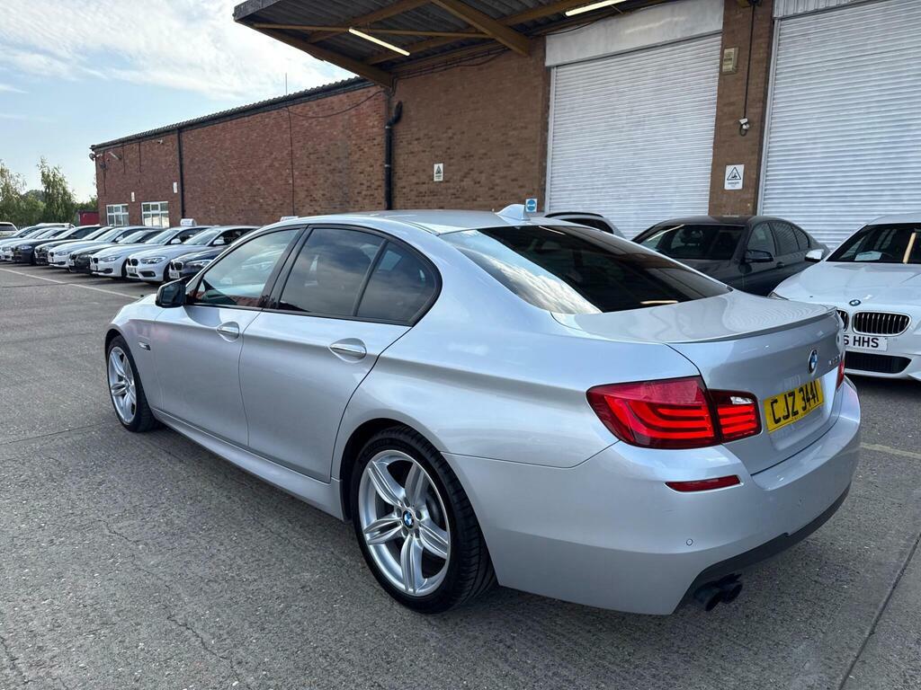 BMW 5 Series 2.0 528I M Sport Euro 5 S S Silver #5
