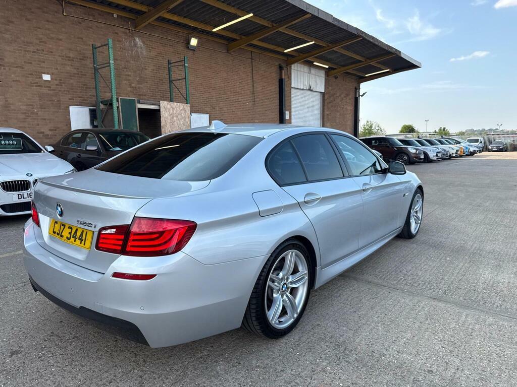 BMW 5 Series 2.0 528I M Sport Euro 5 S S Silver #4