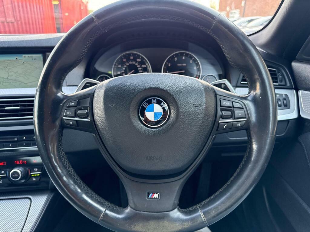 BMW 5 Series Estate 2.0 520D M Sport Touring Euro 6 Ss Black #32
