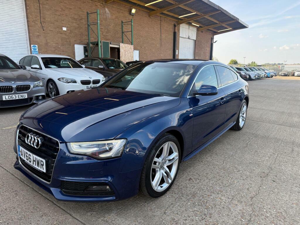 Audi A5 2.0 Tdi S Line Sportback Quattro Euro 6 S S Blue #2