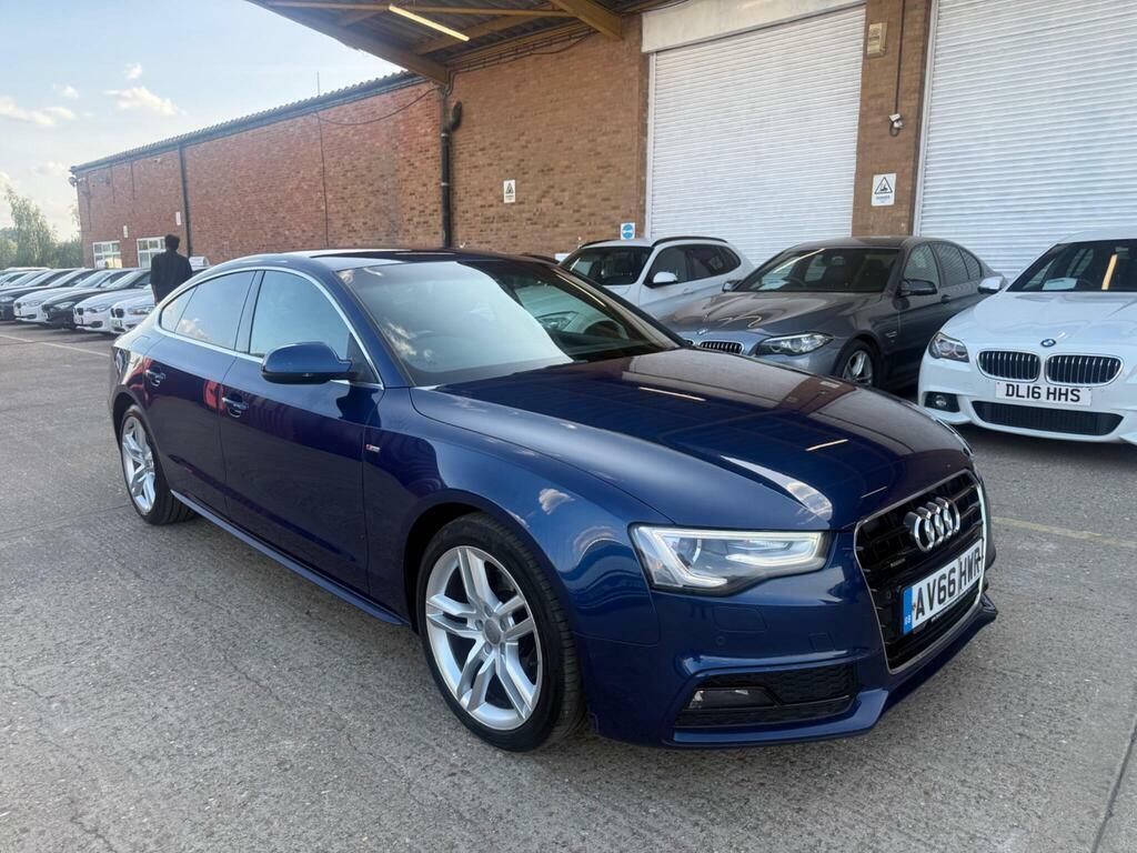 Audi A5 2.0 Tdi S Line Sportback Quattro Euro 6 S S Blue