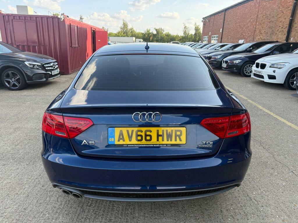 Audi A5 2.0 Tdi S Line Sportback Quattro Euro 6 S S Blue #4