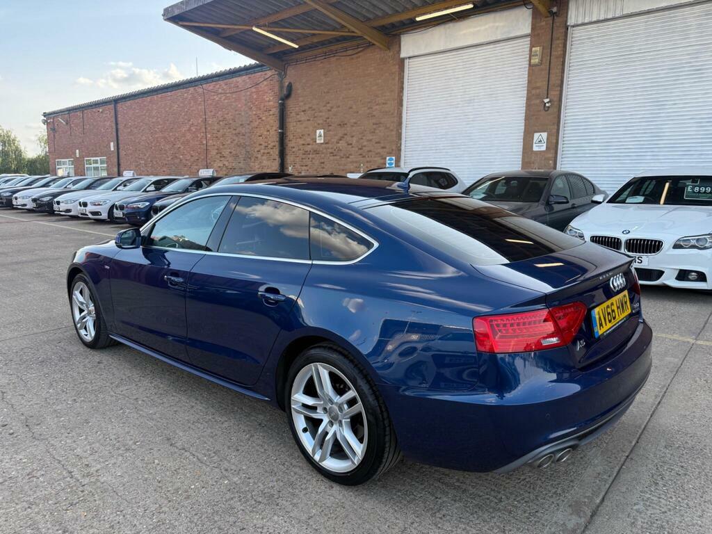 Audi A5 2.0 Tdi S Line Sportback Quattro Euro 6 S S Blue #6