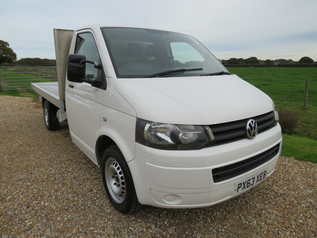 Volkswagen Transporter 2.0 Tdi 140Ps Chassis Cab Tipper PX63XEB White #2