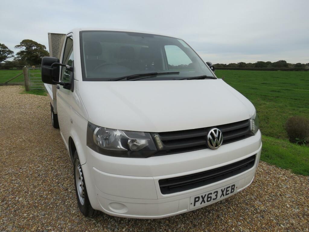 Volkswagen Transporter 2.0 Tdi 140Ps Chassis Cab Tipper PX63XEB White #3