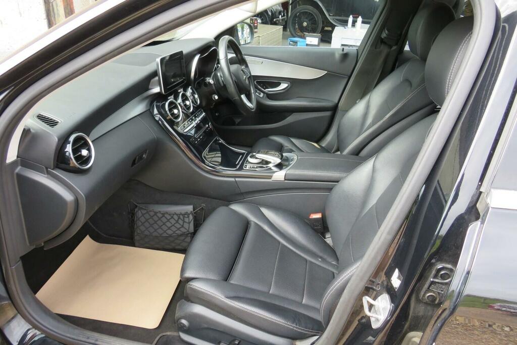 Mercedes-Benz C Class C350e Hybrid Sport Estate EG16NSV Black #6