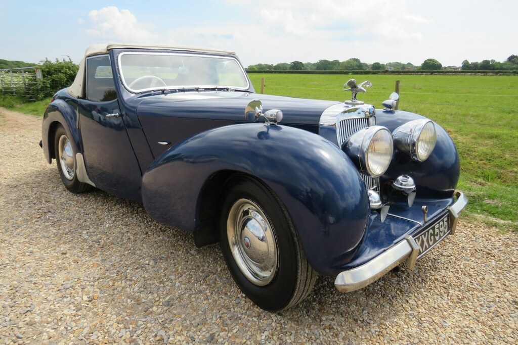 Triumph Roadster Convertible Blue #3