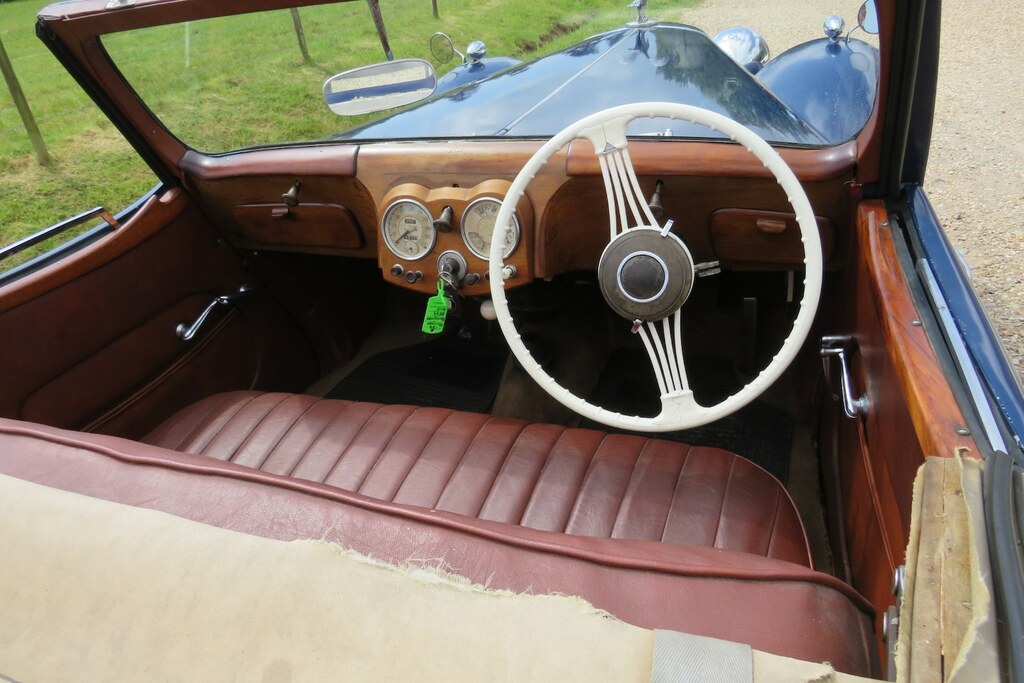 Triumph Roadster Convertible Blue #5