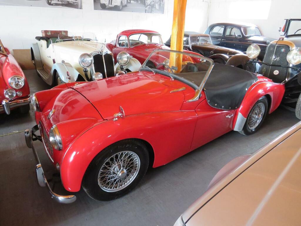 Triumph TR3 Front Disc Brakes And Working Overdrive Red #2