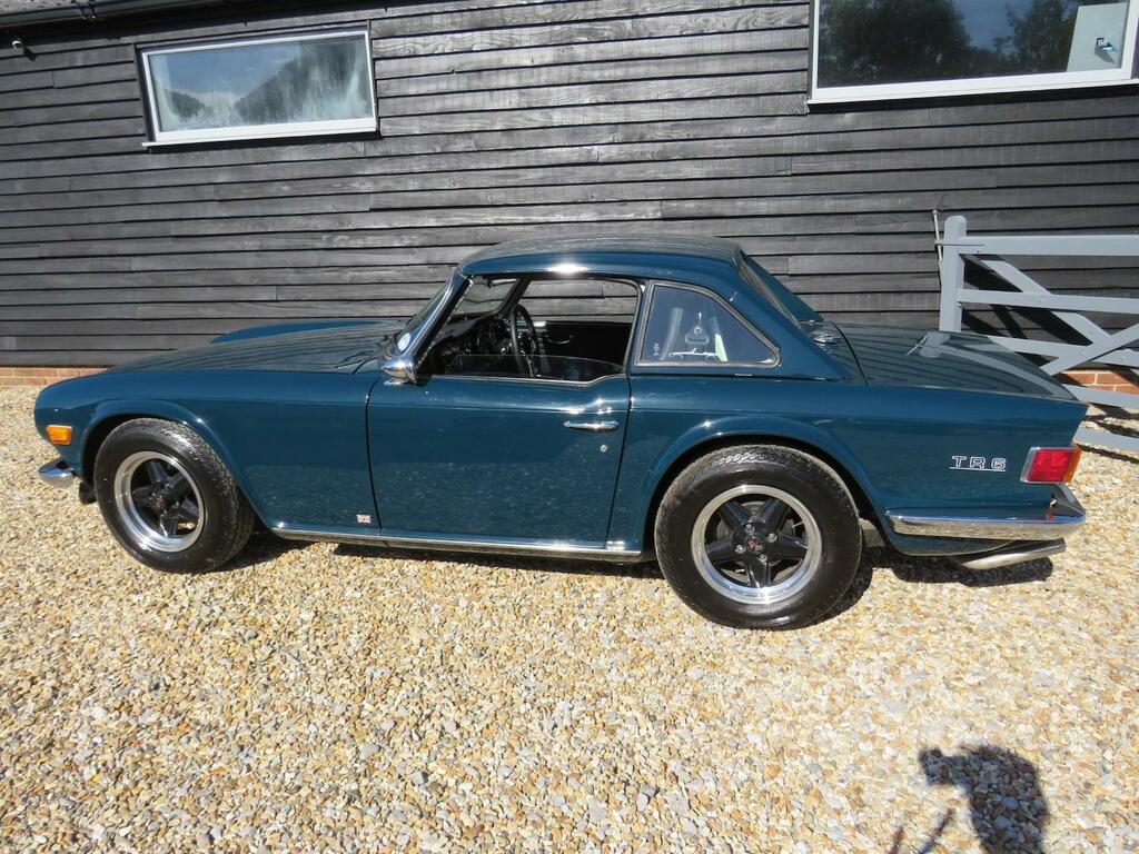 Triumph TR6 On Carbs With Power Steering And Over Drive Green #3