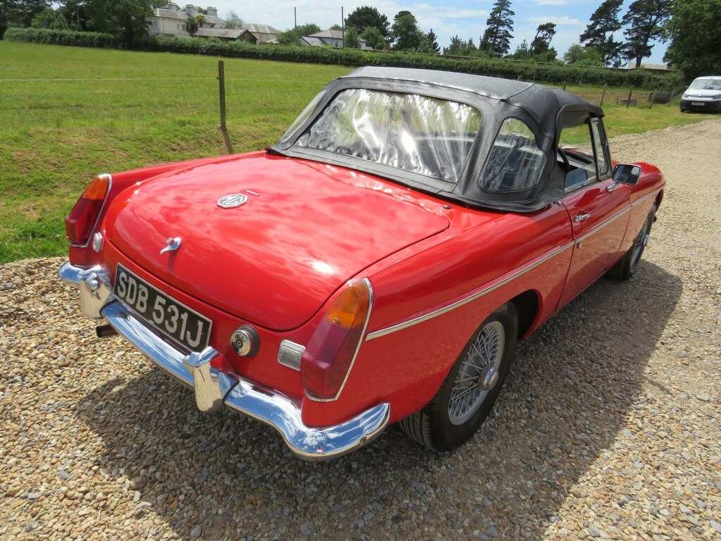 MG MGB Roadster Red #3
