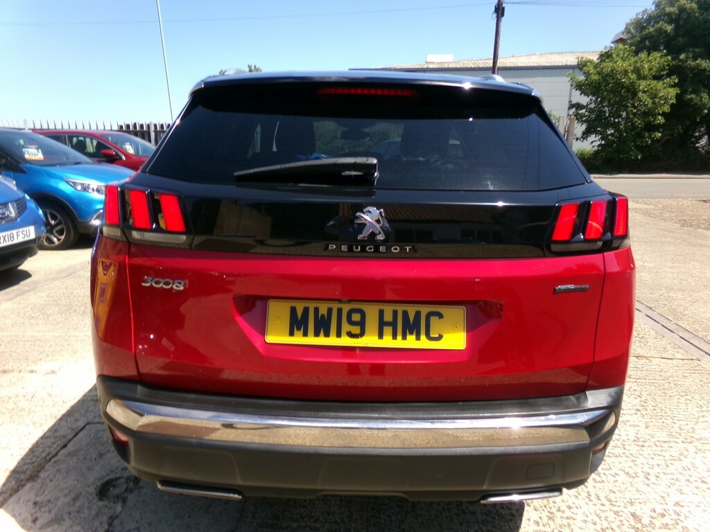Peugeot 3008 Suv 1.2 Puretech Gt Line 2019 MW19HMC Red #5