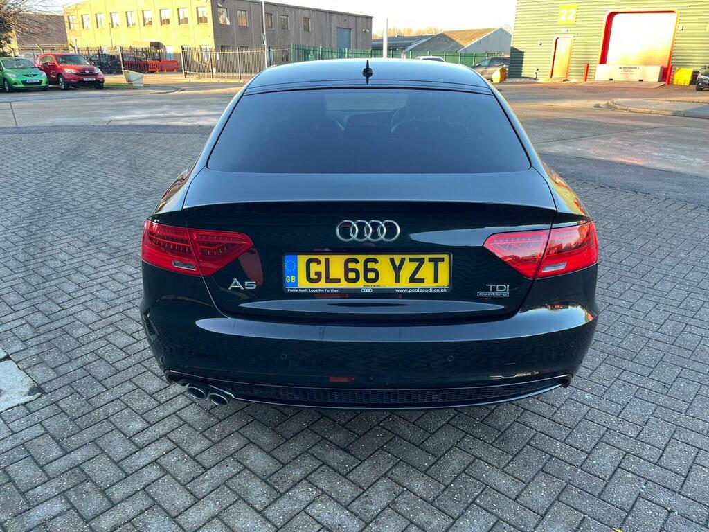 Audi A5 Hatchback 2.0 Tdi Black Edition Plus Sportback S T GL66YZT Black #5