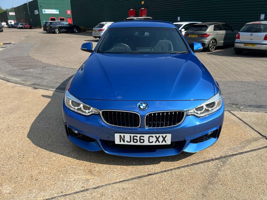 BMW 4 Series Gran Coupe Hatchback 2.0 420D M Sport Euro 6 Ss NJ66CXX Blue #2