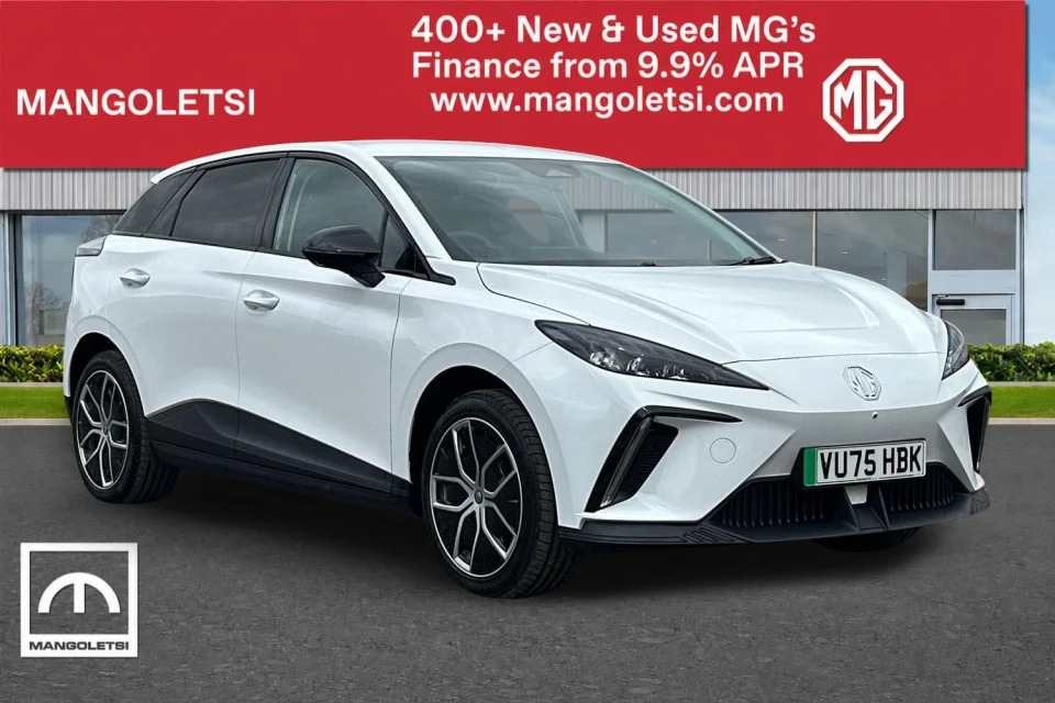 MG MG4 64Kwh Trophy Long Range White