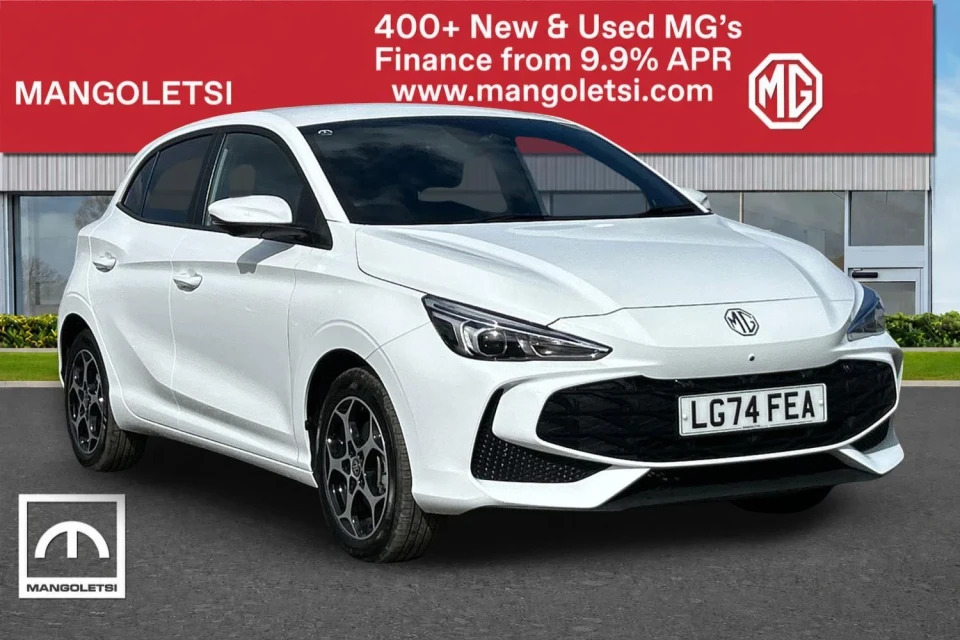 MG MG3 1.5 Hybrid Trophy Euro 6 Ss White